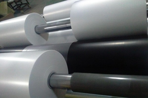 POF shrink film in production